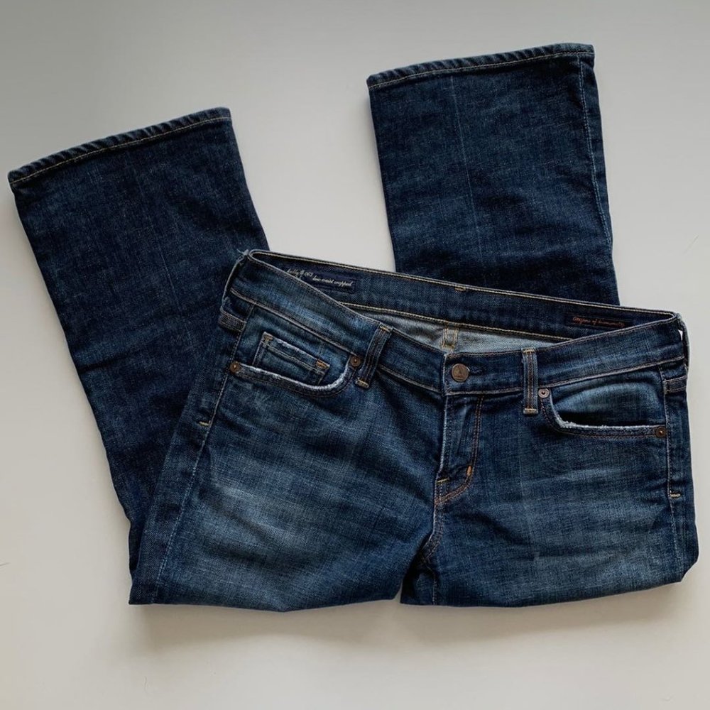 Citizens of Humanity Kelly #063 Stretch Low Waist Cropped Jeans Size 30